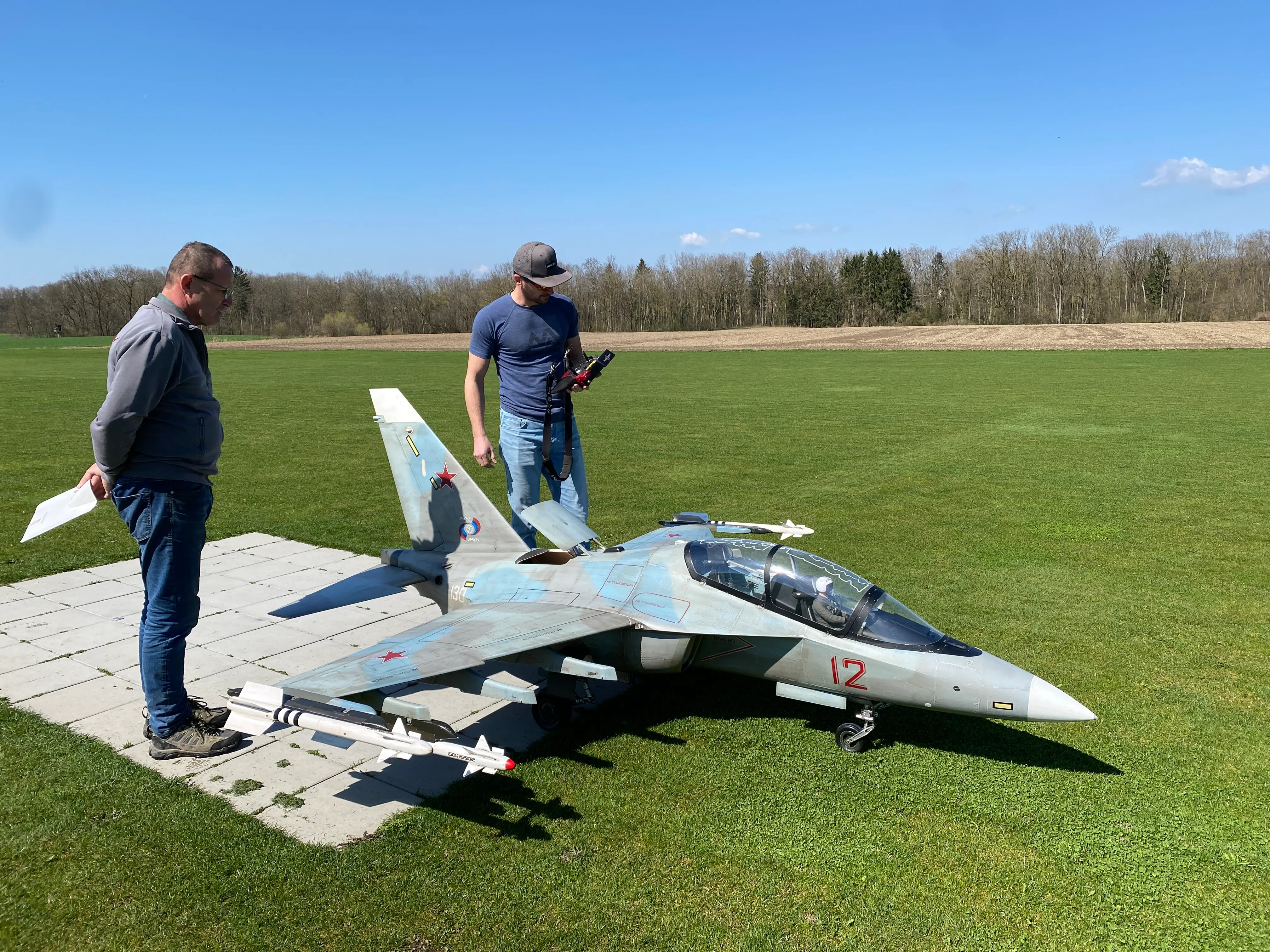 Jet Start auf Startplatz